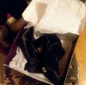 Lane bryant suede ankle boots